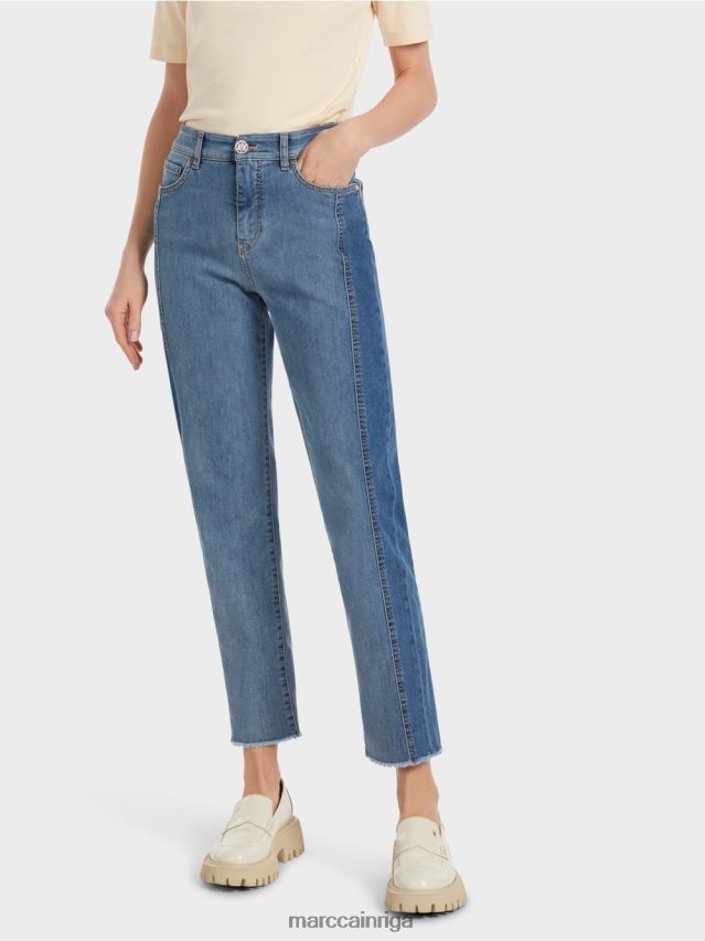 apģērbs vintage zils VRBHXD754 Marc Cain fyli džinsi savārstījuma dizainā