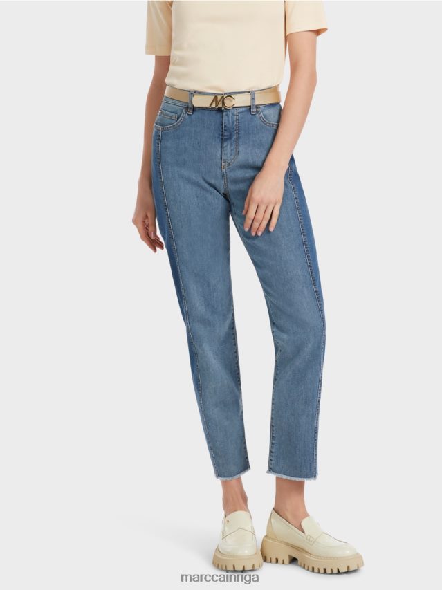 apģērbs vintage zils VRBHXD754 Marc Cain fyli džinsi savārstījuma dizainā
