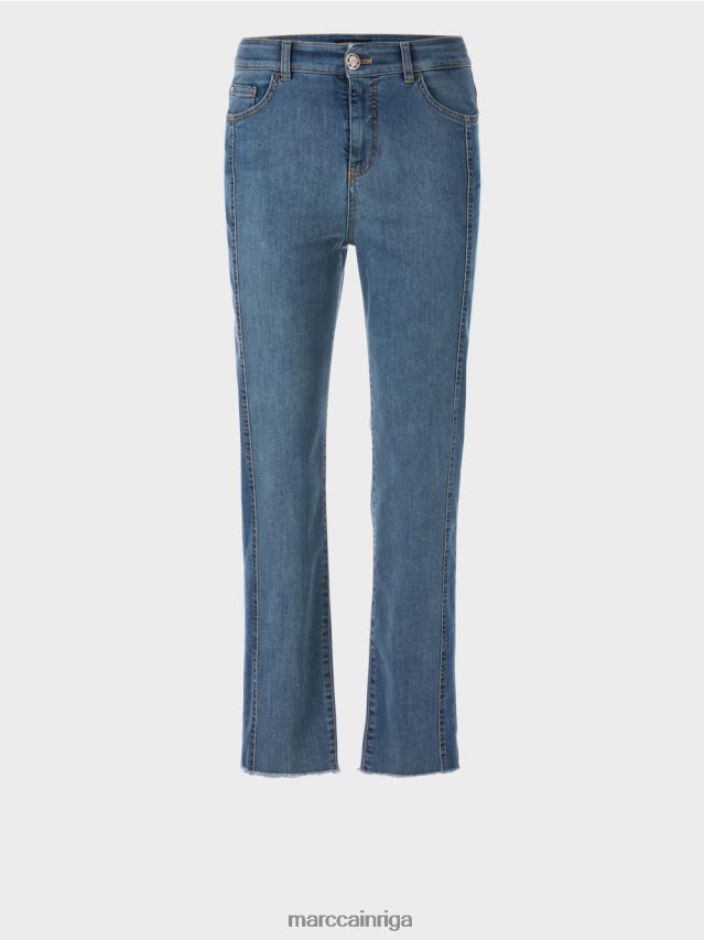 apģērbs vintage zils VRBHXD754 Marc Cain fyli džinsi savārstījuma dizainā