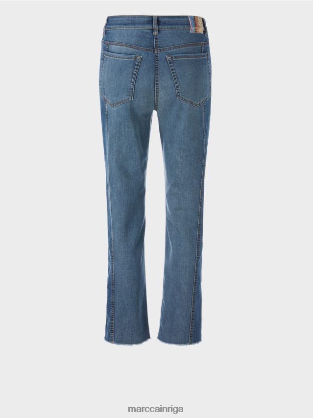 apģērbs vintage zils VRBHXD754 Marc Cain fyli džinsi savārstījuma dizainā