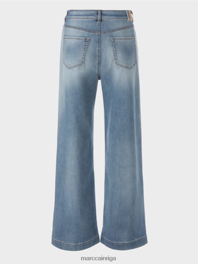 apģērbs vintage zils VRBHXD756 Marc Cain pērlēm izšūti warri džinsi