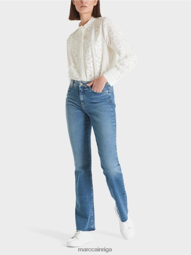 apģērbs vintage zils VRBHXD778 Marc Cain faro "rethink together" džinsi