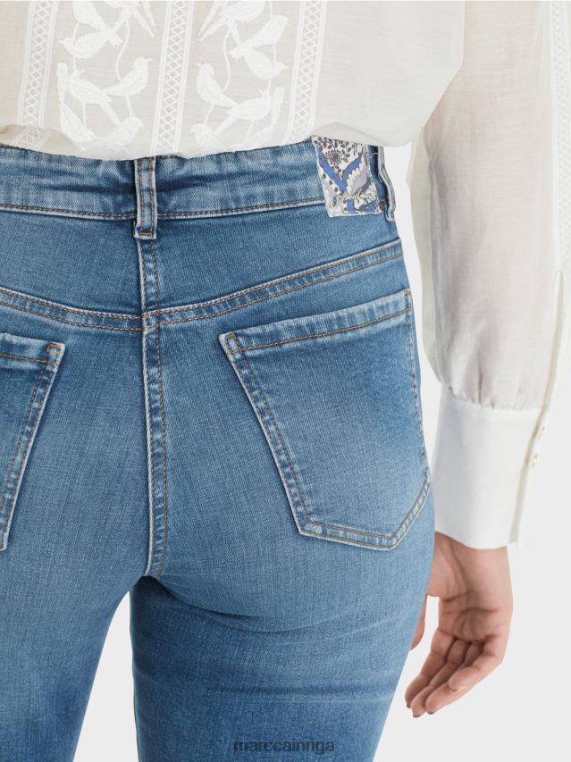 apģērbs vintage zils VRBHXD778 Marc Cain faro \"rethink together\" džinsi