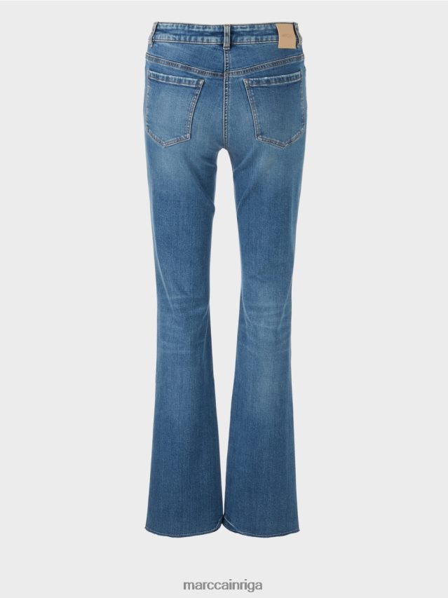 apģērbs vintage zils VRBHXD778 Marc Cain faro \"rethink together\" džinsi