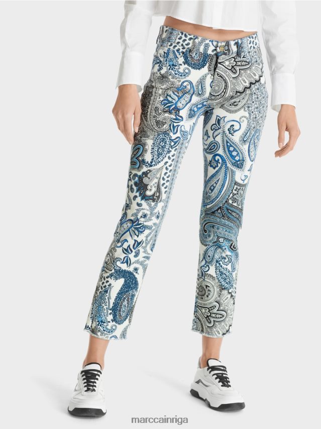 apģērbs vintage zils VRBHXD782 Marc Cain sikar \"rethink together\" džinsi