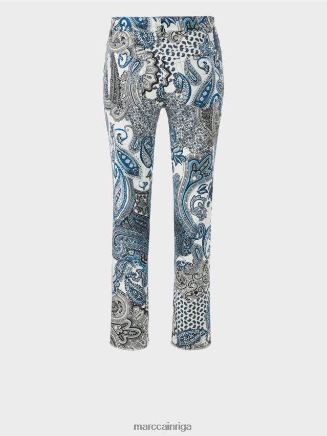 apģērbs vintage zils VRBHXD782 Marc Cain sikar \"rethink together\" džinsi