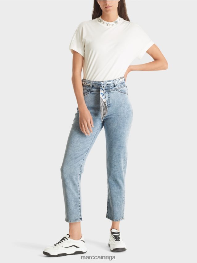 apģērbs vintage zils VRBHXD783 Marc Cain riad "pārdomāt kopā" ​​džinsi