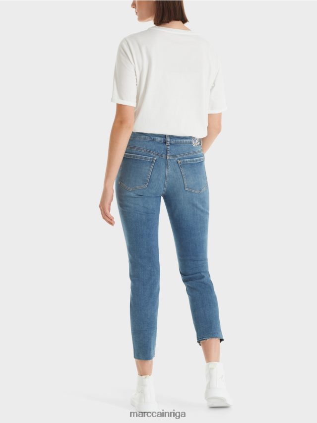 apģērbs vintage zils VRBHXD786 Marc Cain silea \"pārdomāt kopā\" ​​džinsi