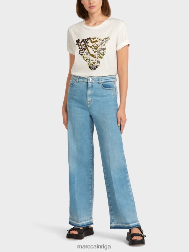 apģērbs vintage zils VRBHXD808 Marc Cain "pārdomājiet kopā" ​​džinsus