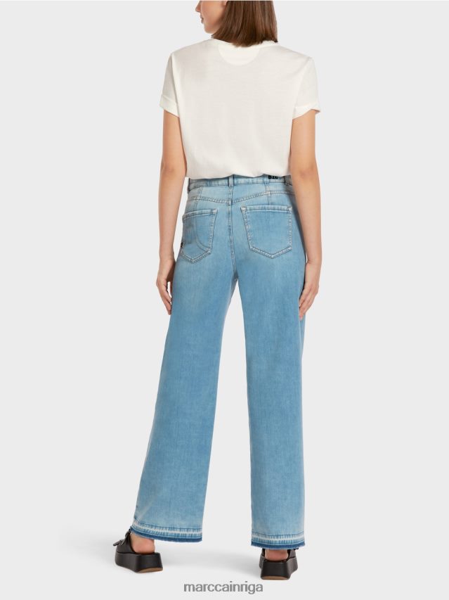 apģērbs vintage zils VRBHXD808 Marc Cain \"pārdomājiet kopā\" ​​džinsus