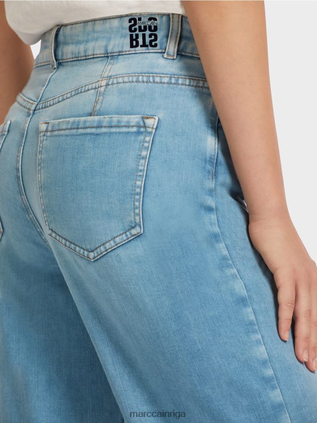 apģērbs vintage zils VRBHXD808 Marc Cain \"pārdomājiet kopā\" ​​džinsus