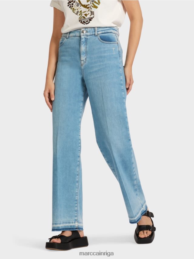 apģērbs vintage zils VRBHXD808 Marc Cain \"pārdomājiet kopā\" ​​džinsus