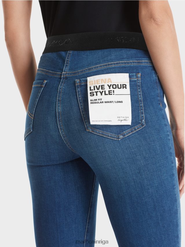 apģērbs zils džinss VRBHXD775 Marc Cain siena \"rethink together\" džinsi