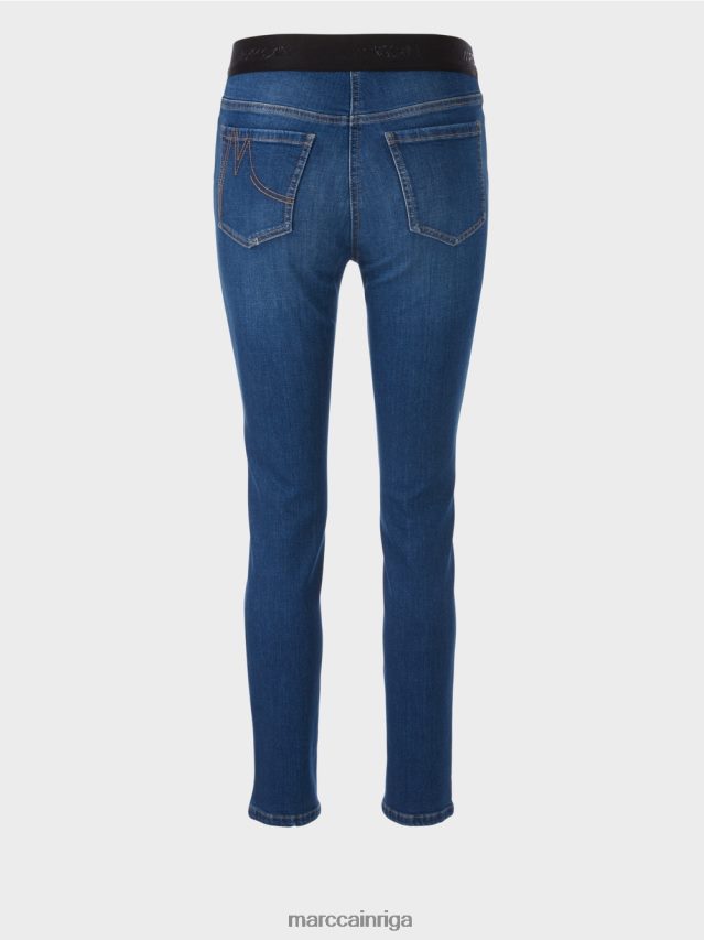 apģērbs zils džinss VRBHXD775 Marc Cain siena \"rethink together\" džinsi