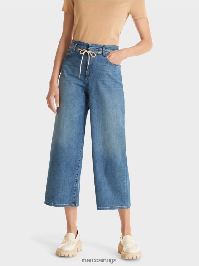 apģērbs zils džinss VRBHXD787 Marc Cain wylie džinsi ar auklu