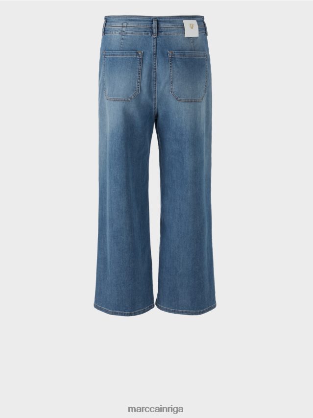 apģērbs zils džinss VRBHXD787 Marc Cain wylie džinsi ar auklu