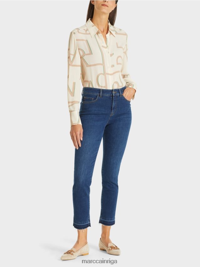 apģērbs zils džinss VRBHXD814 Marc Cain silea \"pārdomāt kopā\" ​​džinsi