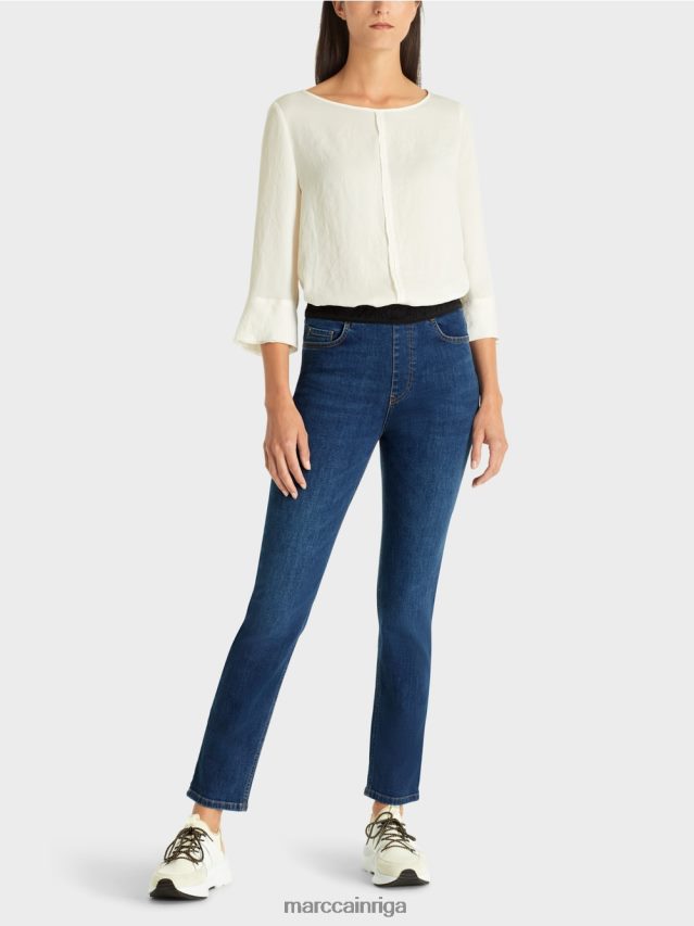 apģērbs zils džinss VRBHXD821 Marc Cain siena "rethink together" džinsi