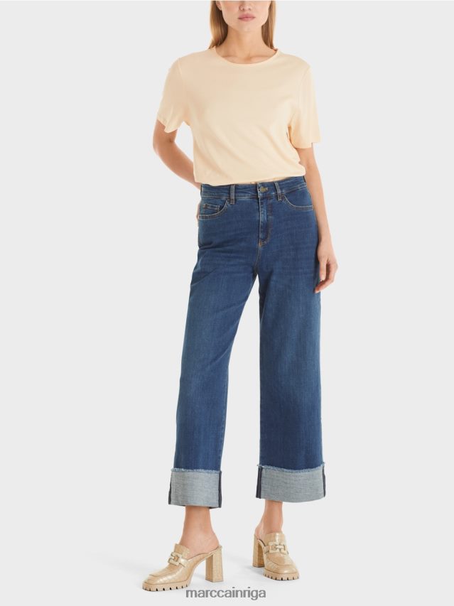 apģērbs zils džinss VRBHXD826 Marc Cain "pārdomāt kopā" ​​džinsi fes