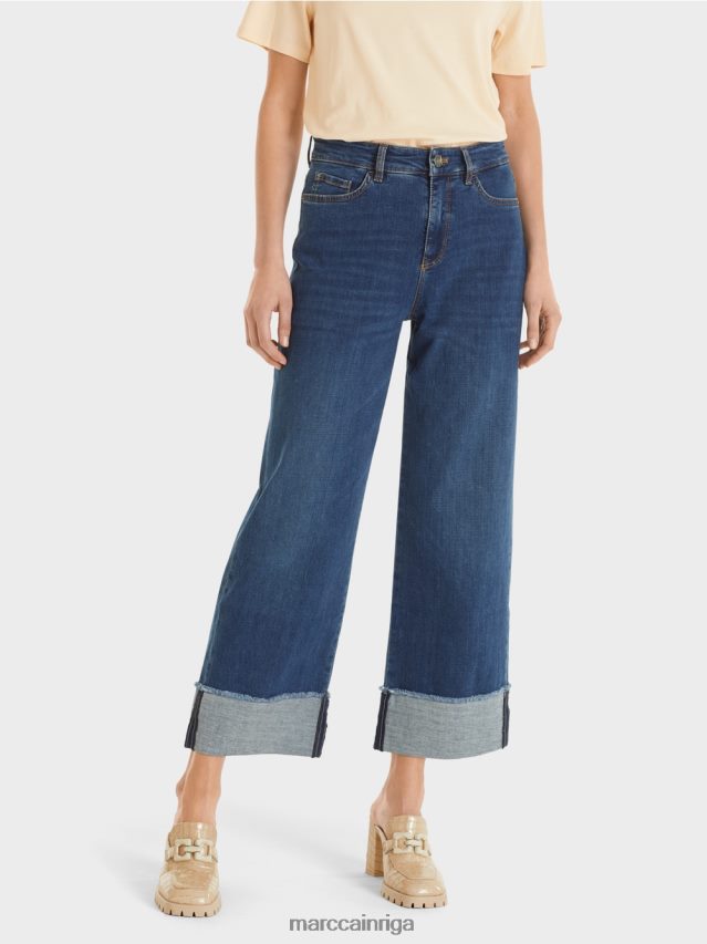 apģērbs zils džinss VRBHXD826 Marc Cain \"pārdomāt kopā\" ​​džinsi fes