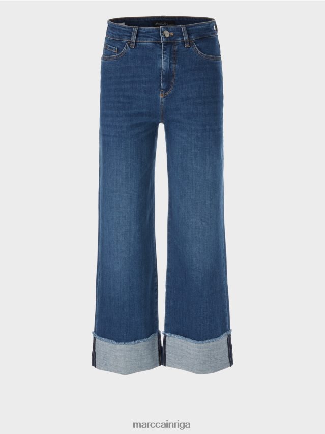 apģērbs zils džinss VRBHXD826 Marc Cain \"pārdomāt kopā\" ​​džinsi fes