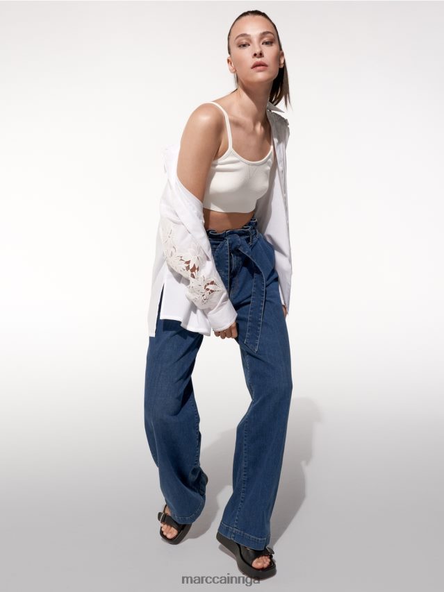 apģērbs zils džinss VRBHXD828 Marc Cain wilna \"rethink together\" džinsi