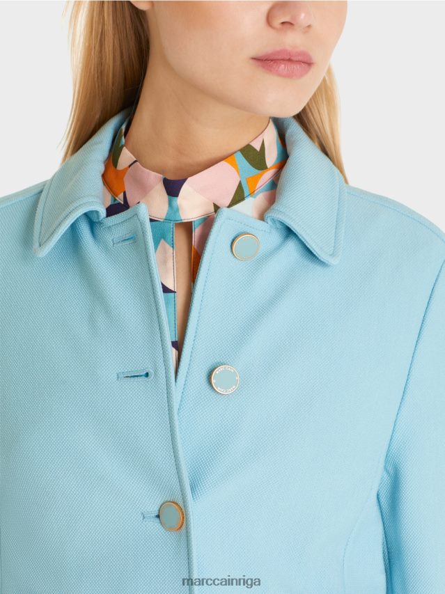 apģērbs atmosfēras zils VRBHXD443 Marc Cain īsa jaka džinsa stilā