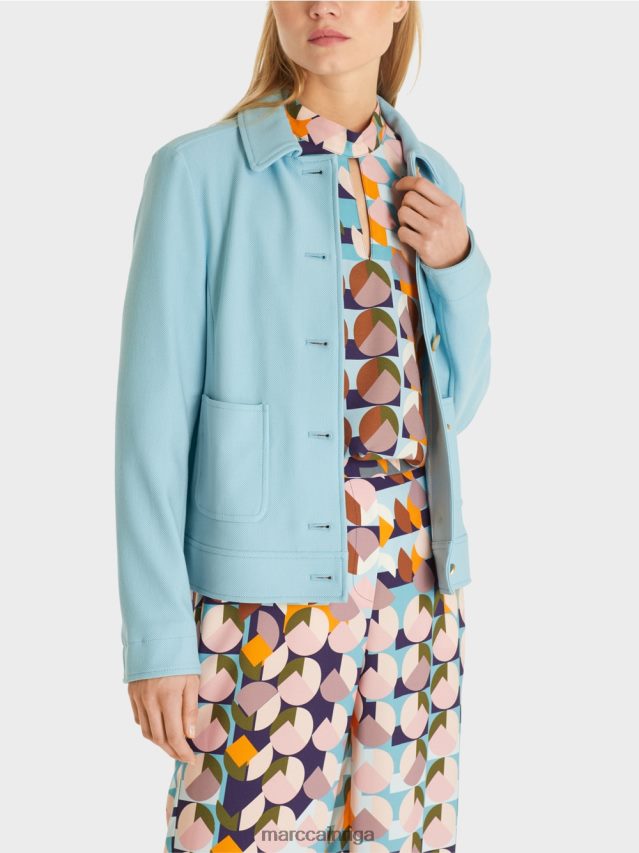 apģērbs atmosfēras zils VRBHXD443 Marc Cain īsa jaka džinsa stilā