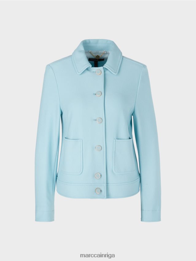 apģērbs atmosfēras zils VRBHXD443 Marc Cain īsa jaka džinsa stilā