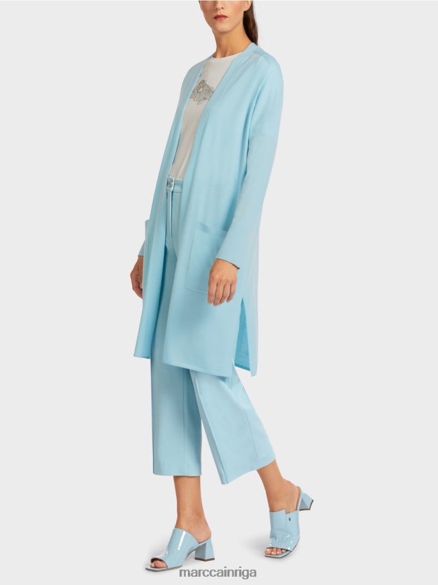 apģērbs atmosfēras zils VRBHXD445 Marc Cain atvērta jaka