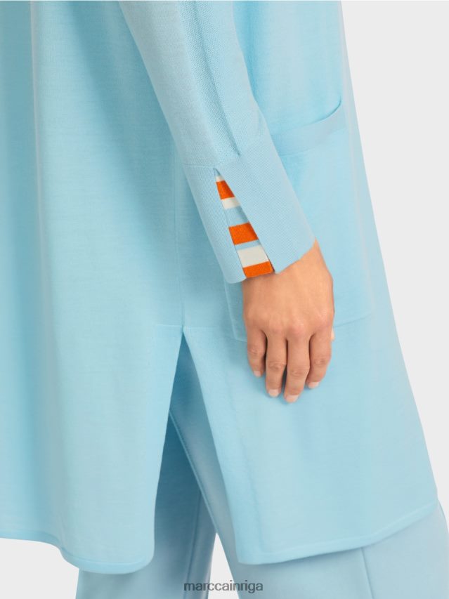 apģērbs atmosfēras zils VRBHXD445 Marc Cain atvērta jaka