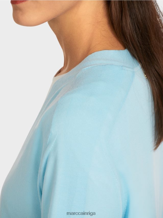 apģērbs atmosfēras zils VRBHXD445 Marc Cain atvērta jaka