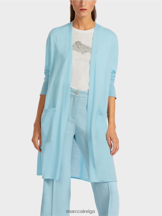 apģērbs atmosfēras zils VRBHXD445 Marc Cain atvērta jaka