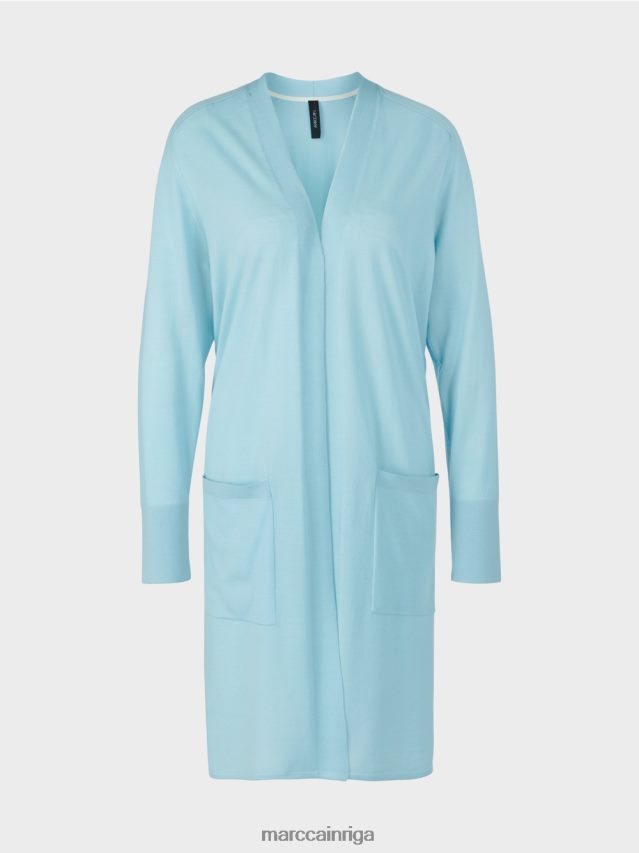 apģērbs atmosfēras zils VRBHXD445 Marc Cain atvērta jaka