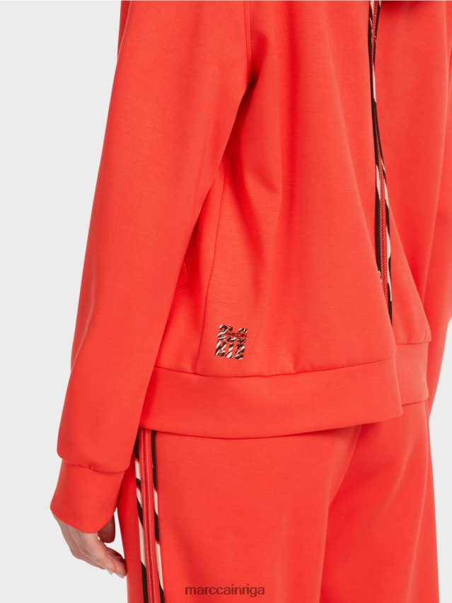 apģērbs campari VRBHXD318 Marc Cain jaka ar kapuci ar rāvējslēdzēju