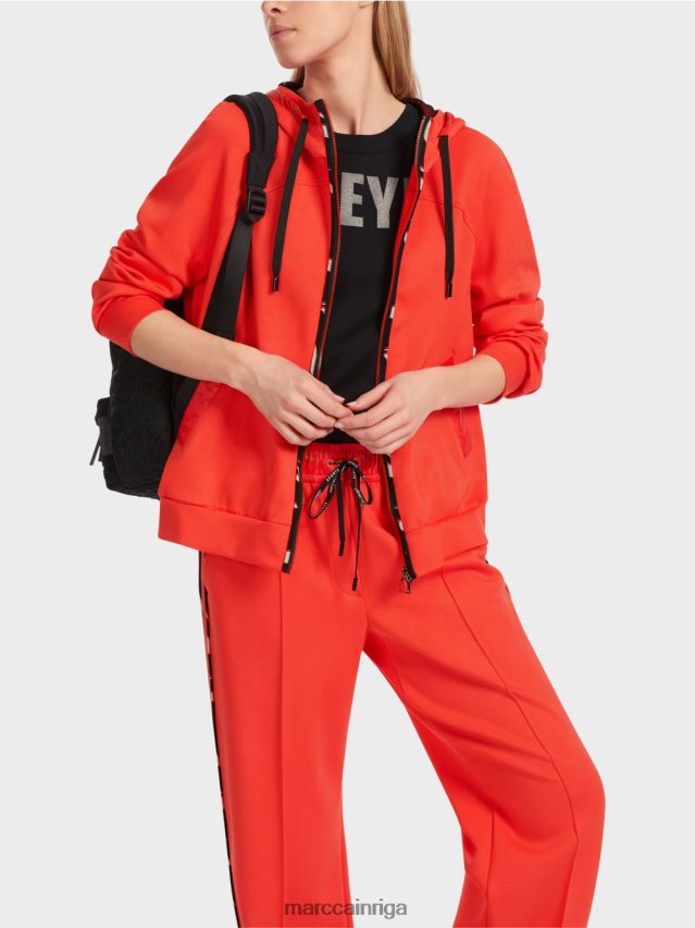 apģērbs campari VRBHXD318 Marc Cain jaka ar kapuci ar rāvējslēdzēju