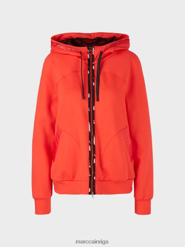 apģērbs campari VRBHXD318 Marc Cain jaka ar kapuci ar rāvējslēdzēju