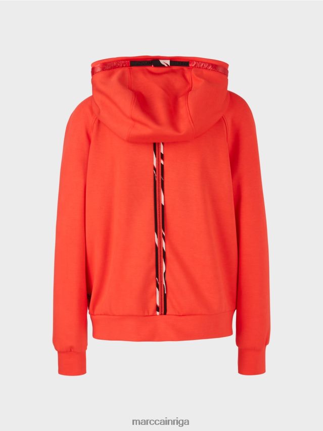 apģērbs campari VRBHXD318 Marc Cain jaka ar kapuci ar rāvējslēdzēju