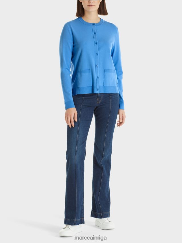 apģērbs debeszils VRBHXD449 Marc Cain "pārdomāt kopā" ​​jaka