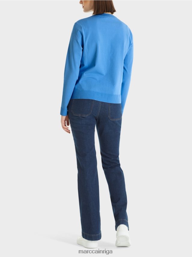 apģērbs debeszils VRBHXD449 Marc Cain \"pārdomāt kopā\" ​​jaka