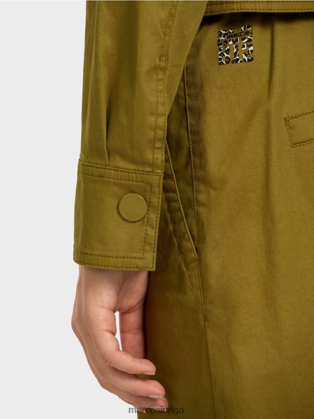 apģērbs dzeltena olīva VRBHXD393 Marc Cain \"pārdomāt kopā\" ​​jaka