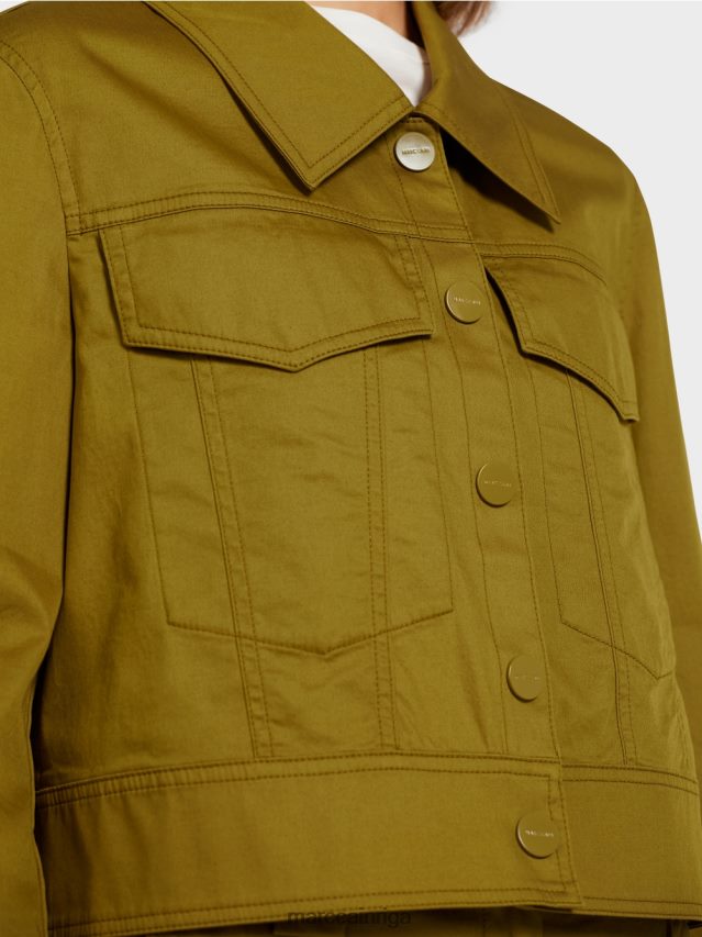 apģērbs dzeltena olīva VRBHXD393 Marc Cain \"pārdomāt kopā\" ​​jaka