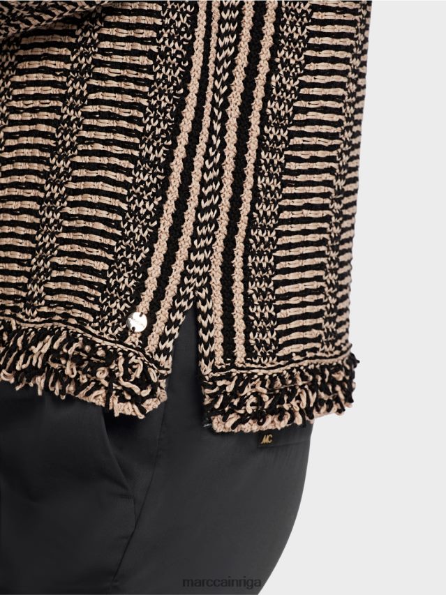 apģērbs dziļas smiltis VRBHXD380 Marc Cain \"pārdomāt kopā\" ​​jaka