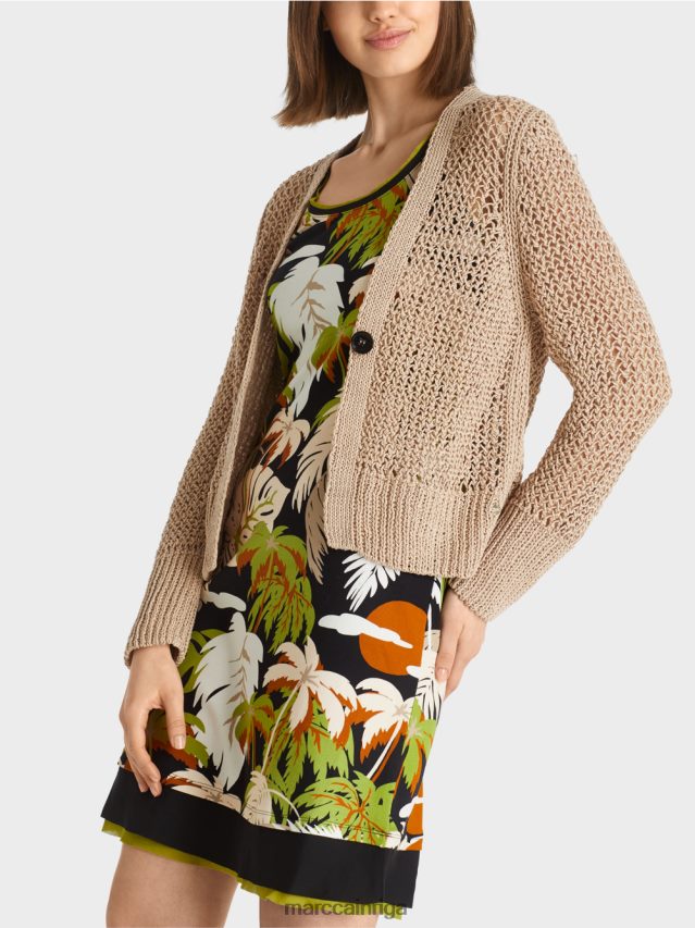 apģērbs dziļas smiltis VRBHXD384 Marc Cain \"pārdomāt kopā\" ​​jaka