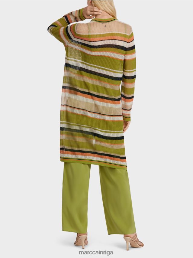 apģērbs dziļi olīvzaļa VRBHXD377 Marc Cain jaka \"adīts Vācijā\"