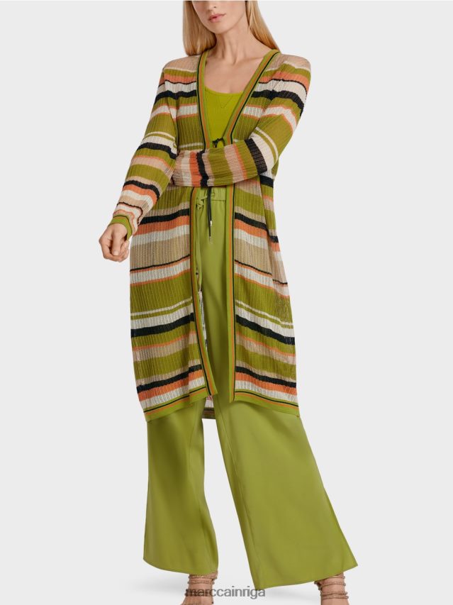 apģērbs dziļi olīvzaļa VRBHXD377 Marc Cain jaka \"adīts Vācijā\"