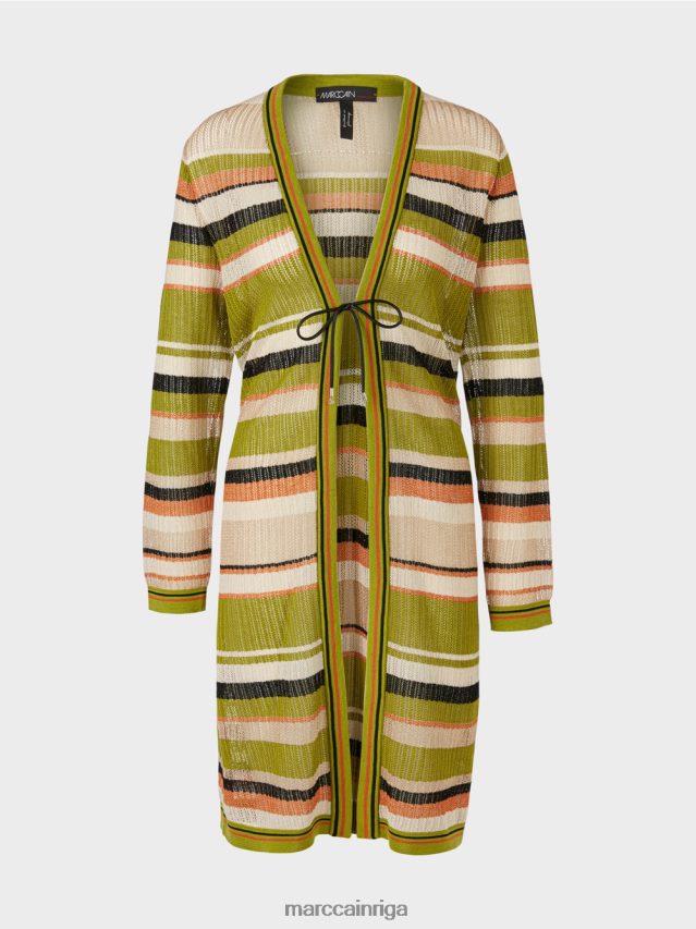 apģērbs dziļi olīvzaļa VRBHXD377 Marc Cain jaka \"adīts Vācijā\"