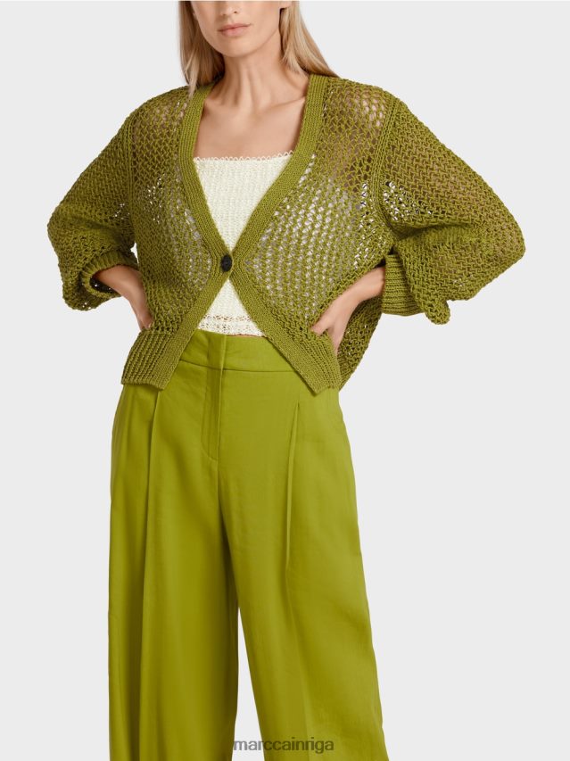 apģērbs dziļi olīvzaļa VRBHXD378 Marc Cain \"pārdomāt kopā\" ​​jaka