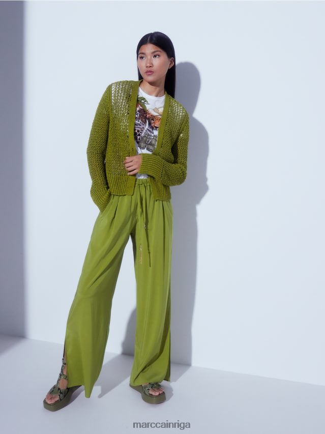 apģērbs dziļi olīvzaļa VRBHXD378 Marc Cain \"pārdomāt kopā\" ​​jaka