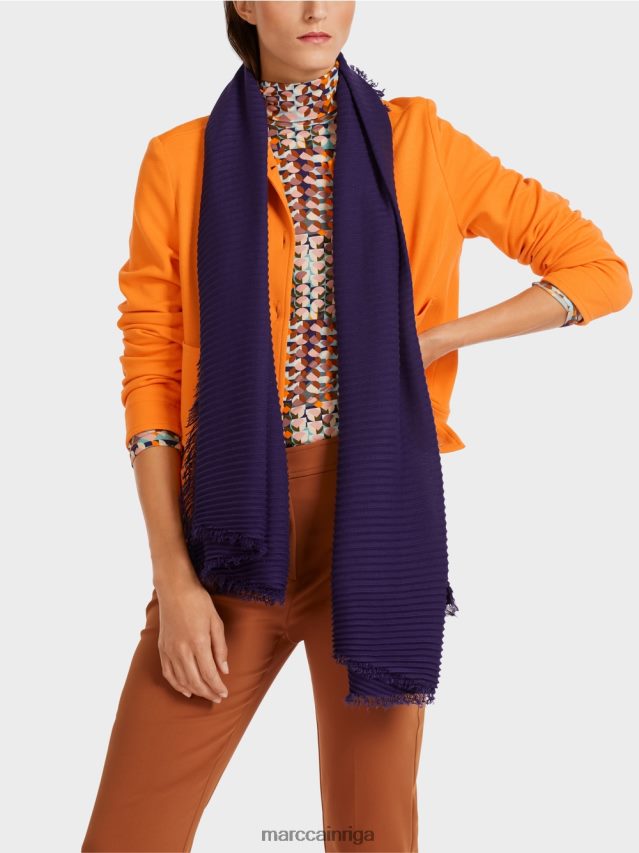 apģērbs dzidrs oranžs VRBHXD441 Marc Cain īsa jaka džinsa stilā